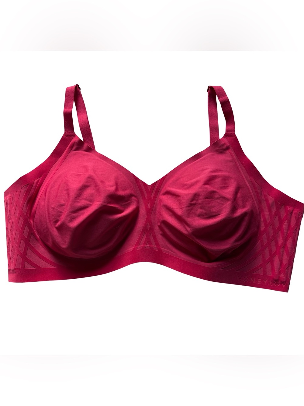 Honeylove Silhouette Wireless Bra Smooth Pink Padded Adjustable